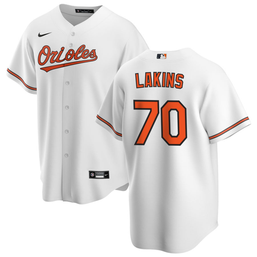 Nike Men #70 Travis Lakins Baltimore Orioles Baseball Jerseys Sale-White